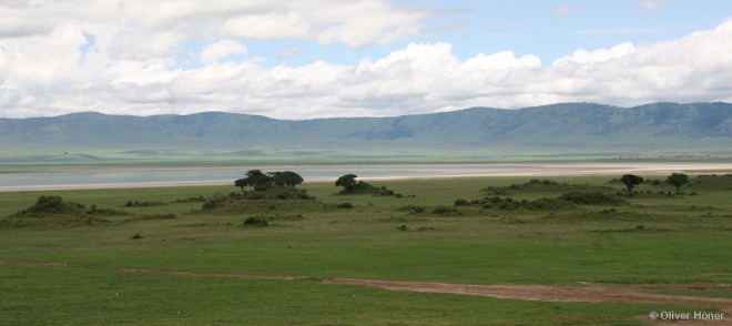 Le Cratère du Ngorongoro pendant la saison des pluies