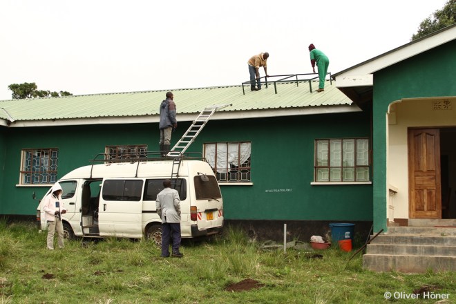Installation du panneau solaire